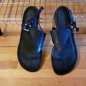 Naturalizer Slingback Sandals - blk btwn toes